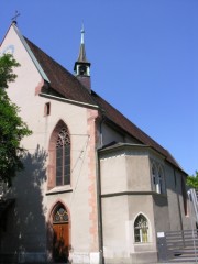 Vue de la Clarakirche. Cliché personnel (juillet 2008)