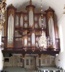 Orgue B. Hüss-Arp Schnitger (1668-73), église St. Cosmae, ville de Stade (D). Crédit: //de.wikipedia.org/