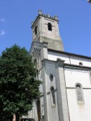 Une vue de l'église de Collombey. Cliché personnel (août 2008)