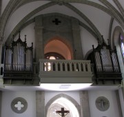 Une dernière vue de l'orgue Kuhn (1981), église catholique, Aigle. Cliché personnel