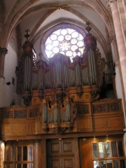 Orgue Silbermann de l'église St.-Thomas à Strasbourg. Cliché personnel (13 août 2008)