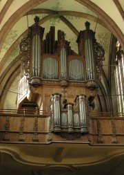 Une belle vue rapprochée des orgues. Cliché personnel