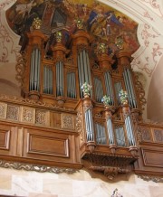 Vue de l'orgue en contre-plongée. Cliché personnel