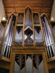 Collégiale de St-Imier, le Grand Orgue. Cliché personnel