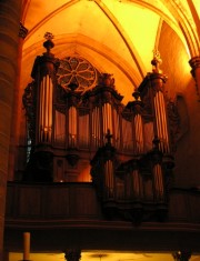 Vue du Grand Orgue, le soir au concert. Cliché personnel