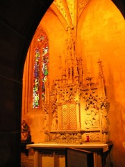 Vue d'une chapelle, dans le transept gauche. Cliché personnel