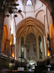 Vue du choeur de l'église St-Thomas. Cliché personnel