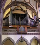Vue de l'orgue Roethinger (1960) de St-Pierre-le-Vieux (catholique) à Strasbourg. Cliché personnel (août 2008)