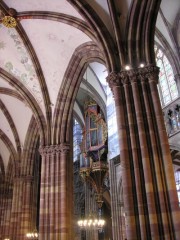 Vue sur le Grand Orgue depuis le bas-côté sud. Cliché personnel