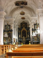 Une dernière vue de cette magnifique église baroque d'Arth. Cliché personnel