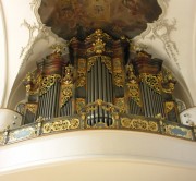 Vue magnifique des orgues en contre-plongée. Cliché personnel