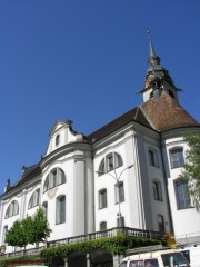 Une dernière photo de l'église St-Martin à Schwyz. Cliché personnel (sept. 2008)