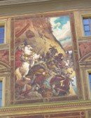 Bataille de Morgarten, Hôtel de Ville, Schwyz. Cliché personnel