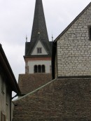 Vue extérieure de cette église de Schaffhouse. Cliché personnel (sept. 2008)
