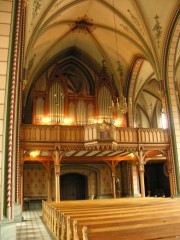 Une vue en direction des orgues. Cliché personnel
