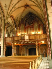 Une belle vue vers les orgues. Cliché personnel