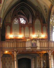 Vue rapprochée du Grand Orgue de 1883. Cliché personnel