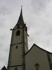 Vue du clocher de Stein am Rhein. Cliché personnel