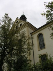 Vue partielle de la Klosterkirche de Rheinau. Cliché personnel (sept. 2008)