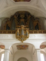 Vue du Grand Orgue en contre-plongée. Cliché personnel