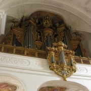 Vue du Grand Orgue en contre-plongée. Cliché personnel