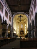 Vue intérieure de la Stephanskirche. Cliché personnel (sept. 2008)