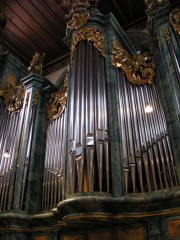 Vue partielle de la façade de l'orgue. Cliché personnel