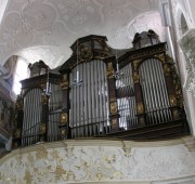 Autre vue en contre-plongée de la façade de l'orgue de 1926. Cliché personnel