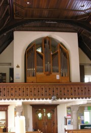 Eglise catholique de Cernier, une dernière vue de l'orgue. Cliché personnel