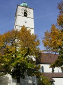 Eglise catholique de Münchenstein. Cliché personnel (oct. 2008)