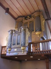 Autre vue de l'orgue en tribune. Cliché personnel