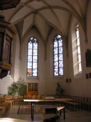 Vue du choeur de l'église. Cliché personnel