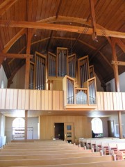 Autre vue de l'orgue depuis la nef. Cliché personnel