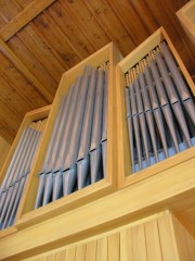 Autre vue de tuyaux de l'orgue. Cliché personnel