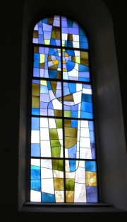Autre vitrail à l'église catholique d'Aesch (dans le choeur). Cliché personnel