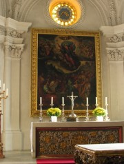 Autre vue du tableau de F. Stella dans le choeur. Cliché personnel