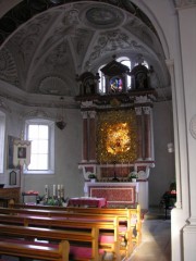 Vue de la chapelle de la Vierge. Cliché personnel