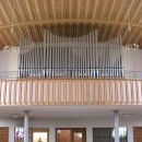 Vue du Grand Orgue Willisau/Goll de l'église catholique de Biberist (1932/2007). Cliché personnel (oct. 2008)