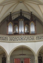 Laufen, église Herz-Jesu. L'orgue. Cliché personnel