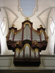 Une belle vue de l'orgue en contre-plongée. Cliché personnel