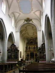 Autre vue d'ensemble de la nef et du choeur. Cliché personnel