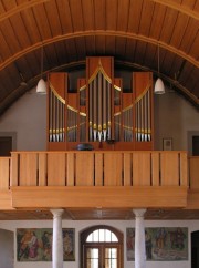 Une dernière vue de l'orgue Goll de l'église St. Georg d'Oensingen. Cliché personnel