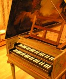 Les claviers du clavecin Louis Denis (1658). Cliché personnel