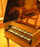 Les claviers du clavecin Louis Denis (1658). Cliché personnel