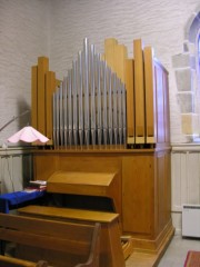 Temple de Champagne, autre vue de l'orgue. Cliché personnel