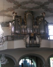 Autre vue de l'orgue Speissegger avec l'aide du zoom. Cliché personnel 2008