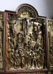 Détail du panneau central du retable de Jean de Furno (Crucifixion). Cliché personnel 2008