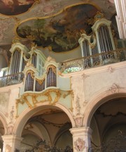 Vue de l'orgue en contre-plongée. Cliché personnel