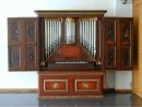 Vue de l'orgue K. Bärtschi, Johanneskirche, Berne. Cliché de l'organiste Marc Fitze