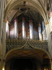 Photo du Grand Orgue Mooser. Cliché personnel